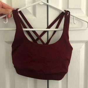 Lululemon Energy Bra, size 4. EUC.